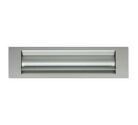 Entrée de courrier isolante GOETTGENS - 325x30 mm - argent anodisé - T60210000