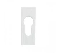 Entrée de cylindre - adhésive - aluminium blanc - épaisseur 3 mm ARGENTA