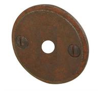 Entrée de porte Ø 43 mm BRIONNE Fer rouillé - Ø 9 - 1050714RO