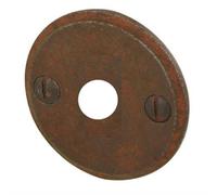 Entrée de porte Ø 43 mm BRIONNE Fer rouillé - Bec de cane - 1050710RO