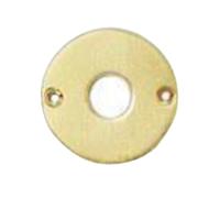 Entrée de porte Ø 43 mm BRIONNE Laiton poli - Bec de cane - 1050710LP