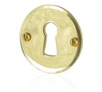Entrée de porte Ø 43 mm BRIONNE Laiton poli - Clé L - 1050711LP
