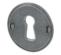Entrée de porte Ø 43 mm BRIONNE Patiné - Clé L - 1050711SP