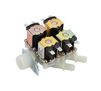Entrée d'eau Valve, DC12V DN20 G3 / 4 pouces 1 dans plastique Electrovanne Electronetic vanne normalement fermée eau de vidange Valv Composant de tuyauterie