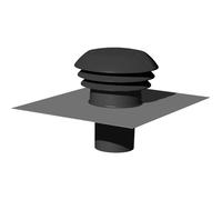 Entrée/sortie air toiture grise Ø160 mm - THERMOR - 900375