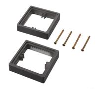 Entretoise Carrée 1 Gang 20mm pour Boîte Encastrée(Grey) | Extension 20mm, incluses, montage rapide, compatible boîtes standard, pour idéal rénovation
