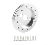 Entretoise de moyeu de direction en alliage d'aluminium 1,3 cm finition | Convertit les roues à 6 trous en adaptateurs 3 trous, 1,3 cm de hauteur, idéal pour les configurations de direction