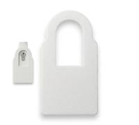 Entretoise d'espacement pour Nuki 2, 3, 4, Pro, Go (Blanc, 35 mm x 4 mm) | Plaque adaptation rosace longue, double face fourni