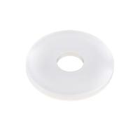 Entretoise en caoutchouc de rondelles plates en nylon noires ou blanches | Joints durs d'isolation de rondelle en plastique de M2-M24, scellage étanche for boulons à vis(White,M3x6x1mm (500pcs))