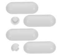 Entretoises Blanches pour Siège de Toilette, Coussinets Adhésifs | Plastique Résistant, Fixation Rapide sur Cuvette et Réservoir, Pièce Pratique pour Salle de Bain et Entretien Locatif