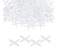 Entretoises de Carrelage,300 PCS 3mm Blanc Croisillons Croisillon autonivelant Croix Tile pour les Carreaux de Mur et de Sol