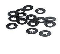 Entretoises de rondelles plates Rondelles plates 65Mn M10 Dent Starlock Rondelles de verrouillage à pression Clips rapides Kit d'assortiment de fixations, 500 pièces et résistance