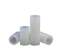 Entretoises en Nylon creux noir et blanc, entretoise de montage support M2 M3 M4 M5, rondelles d'isolation, boulon à vis sans filetage