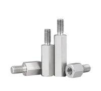 Entretoises et piliers d'espacement, Entretoise hexagonale mâle à femelle en acier inoxydable 304, 10 pièces, entretoise M2 .5 M3 4-15mm(8mm,M2.5xL plus6 (10pcs))