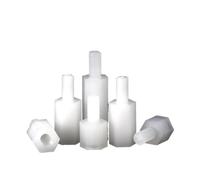 Entretoises et piliers d'espacement, Entretoise hexagonale mâle femelle en plastique, 50 pièces M3 M4 PCB(9mm (50pcs),M4 (Thread 6mm))