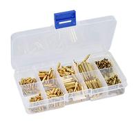 Entretoises Hexagonales en Laiton 320 Pièces, M2.5 M2, Assortiment avec Écrous et Vis, Mâle/Femelle, Différentes Tailles, Pour Électronique et Bricolage