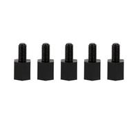 Entretoises Mâles Femelles M3 Entretoises en Nylon M3 6x6 Entretoises de 100 Entretoises Hexagonales en Nylon Noir Entretoises Assorties