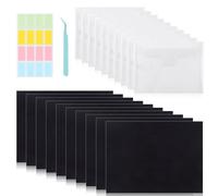 ENUTROF Feuille Aimant Magnetic Sheet Feuilles Magnétiques Magnétique | Adhésive Rangement Aimanté Pochette Scrapbooking Autocollante Aimantées Plaque Aimantée avec Tampon pour Découpes Pochoirs