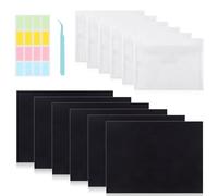 ENUTROF Feuille Aimant Magnetic Sheet Feuilles Magnétiques Magnétique | Adhésive Rangement Aimanté Pochette Scrapbooking Autocollante Aimantées Plaque Aimantée avec Tampon pour Découpes Pochoirs