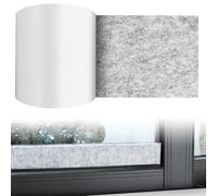 ENUTROF Feutrine Autocollante Patin Feutre 3mx10cm Patins en Feutre Libre | Adhesive Découpe de Toute pour Meubles Window Plancher en Bois (3M 10CM)