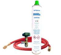 ENVASE GAS R600 ISOBUTANO REFRIGERANTE 420gr + VALVULA + MAN