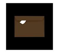 Clairefontaine Enveloppes C6 Marron Taupé 120g Auto-Adhésives Lot 20 - Format standard 11,4 x 16,2 cm, Papier Lisse, Invitation Mariage, Faire-Part, Cartes & Correspondance - Pollen - Réf. 5876C