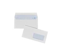 Enveloppe 110 x 220 mm 90 g avec fenêtre 45 x 100 mm blanche - Boîte de 200 - La couronne