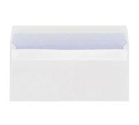 Enveloppe 110 x 220 mm budget 80 g SF auto blanche - Boîte de 500