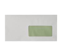 Enveloppe 110 x 220 mm recy budget 80 g fenêtre 45 x 100 mm - Boîte de 500