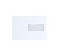 Enveloppe 162 x 229 mm Bruneau 80 g avec fenêtre 45 x 100 mm blanche - Boîte de 500 - Enveloppes commerciales - Bruneau