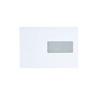 Enveloppe 162 x 229 mm budget 80 g avec fenêtre bande protectrice blanche - Boîte de 500