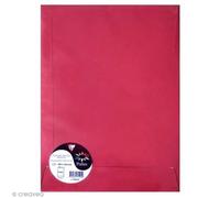 Enveloppe A4 - Clairefontaine - Pollen - 229 X 324 Mm - 120 G - Rouge Groseille - 5 Pcs