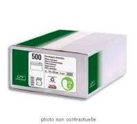 Generique Enveloppes GPV – Boîte 500 DL 110×220 mm sans fenêtre 75 g/m² certifié PEFC