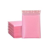 Enveloppe Bulle 10 pièces enveloppes à bulles de grande taille Poly bulle Mailer rembourrées auto-scellantes sacs cadeaux emballage d'enveloppe for livre(Pink 20x25cm)