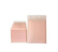 Enveloppe Bulle Enveloppes rembourrées à bulles, sacs d'emballage for entreprises, emballage d'expédition, sac fermeture éclair rose(50pcs-light pink,15 * 20cm)