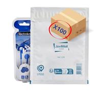 Enveloppe Bulle Expédition X 100 | Anti Choc - Haute Protection | Pochette Bulle d'Air G/4 Envoi Produis Fragiles, Lourds | Fermeture sécurisée | Indéchirable et Imperméable | Krat Blanc (240 x 330)
