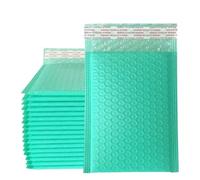 Enveloppe Bulle Sac d'expédition noir auto-scellant, 100 pièces, sacs de courrier étanches, enveloppes à bulles rembourrées(Blue100PCS,15 * 18cm)