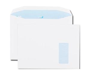 Enveloppe C4 229 x 324 mm GPV 90 g avec fenêtre 105 x 50 mm blanche - Boîte de 250