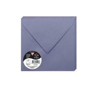Enveloppe - CLAIREFONTAINE - Pollen - 120g - 165x165 mm - Couleur Bleu