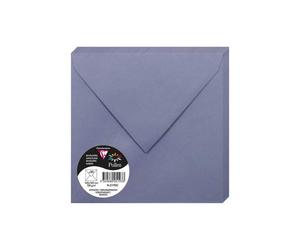 Enveloppe - CLAIREFONTAINE - Pollen - 120g - 165x165 mm - Couleur Bleu