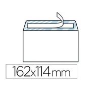 Enveloppe économique c6 114x162mm 80g adhésive coloris blanc boîte 500 unités