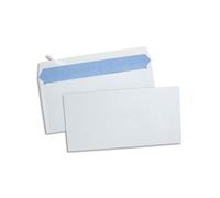 Enveloppe économique dl 110x220mm 80g adhésive coloris blanc boîte 500 unités