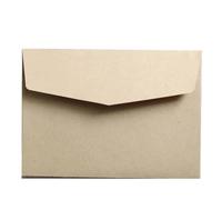 Enveloppe en papier Kraft 20 pièces, enveloppe de lettre d'invitation, carte postale Pour Invitation