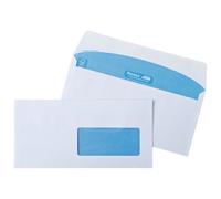 Enveloppe GPV blanche 110 x 220 mm imprimable - format DL - avec fenêtre 45 x 100 mm - boîte de 100