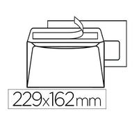 Enveloppe gpv c5 162x229mm 90g adhésive fermeture rapide sécurisée définitive fenêtre 45x100mm blanche boîte 500 unités