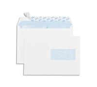 Enveloppe gpv everyday blanche 80g c5 162x229mm fenetre 45x100mm fermeture securisee collage renforce boite 500 unites
