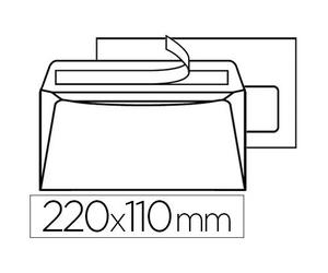 Enveloppe gpv green dl 110x220mm 75g adhésive fenêtre 35x100mm coloris blanc boîte 500 unités