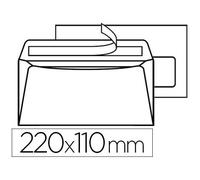 Enveloppe gpv green dl 110x220mm 80g adhésive recy extra blanche fenêtre 35x100mm boîte 500 unités