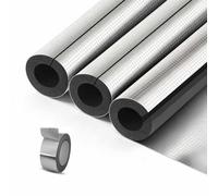 Enveloppe Isolante Pour Tuyaux en Mousse de 90 Cm, Calorifuge Recouvert | Empêche la transpiration de la plomberie des lofts, bouclier thermique anti-condensation(Thickness15mm,ID159mm/6.3in)