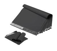 Enveloppe Plastique Expedition Auto-adhésive et Étanche, 100Pcs-229mm x 305mm / 9''x 12'' - Envoi Postal Express Sacs, Enveloppe, Pochette - Noir